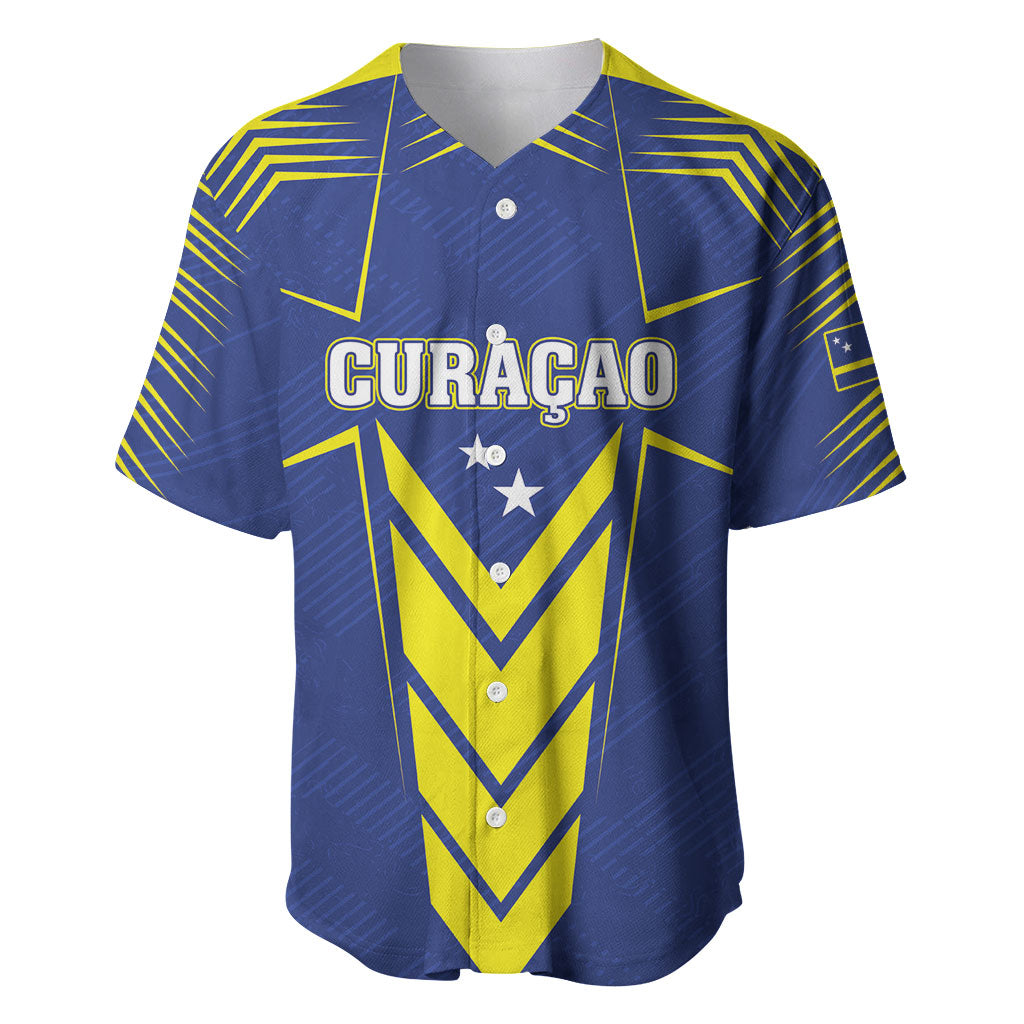 Personalized Curacao Flag Day Baseball Jersey Pais Korsou