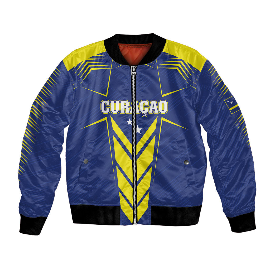 Personalized Curacao Flag Day Bomber Jacket Pais Korsou