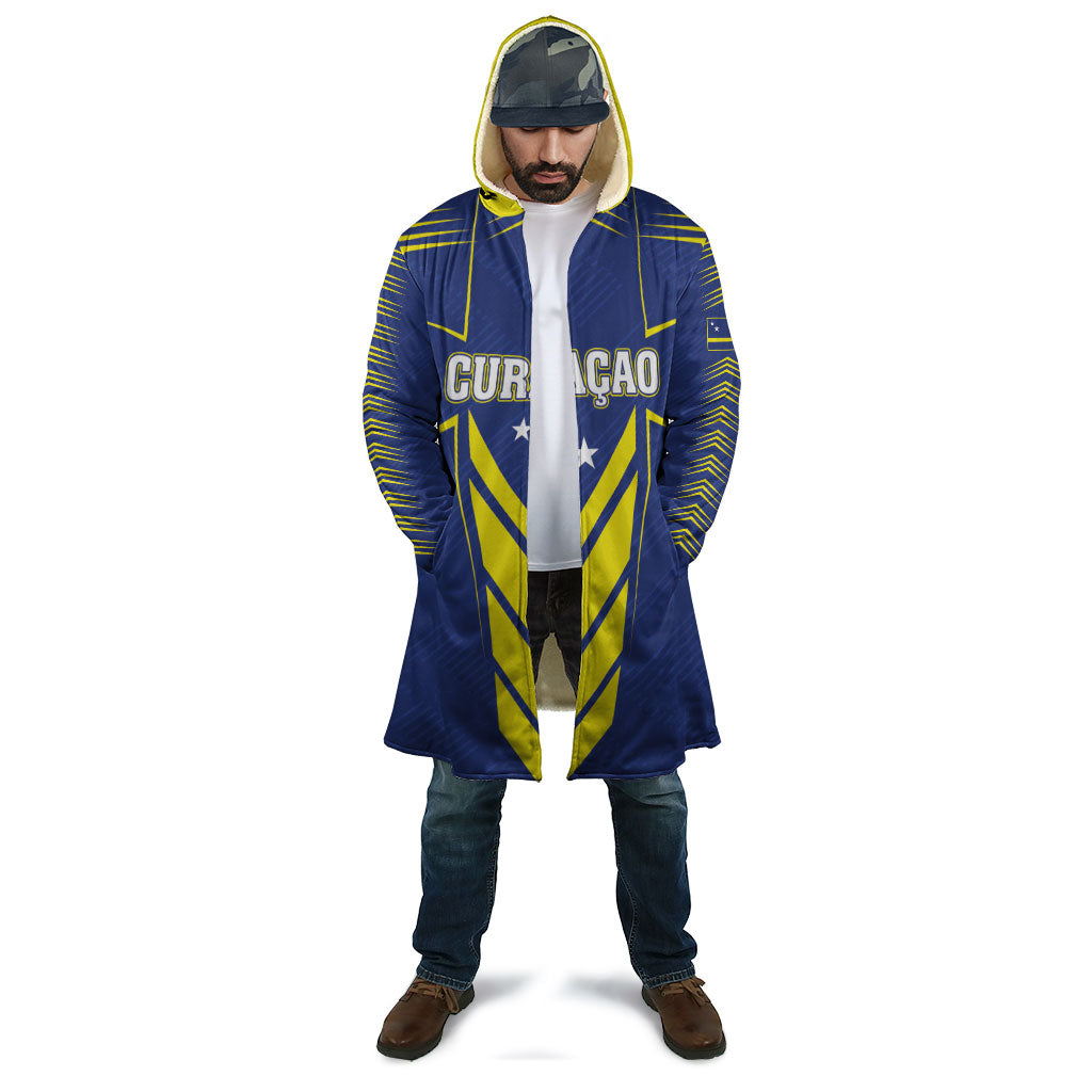 Personalized Curacao Flag Day Cloak Pais Korsou