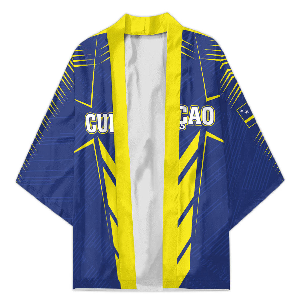 Personalized Curacao Flag Day Kimono Pais Korsou
