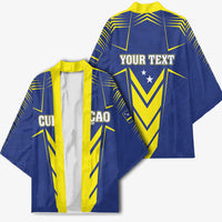 Personalized Curacao Flag Day Kimono Pais Korsou
