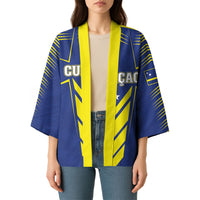 Personalized Curacao Flag Day Kimono Pais Korsou
