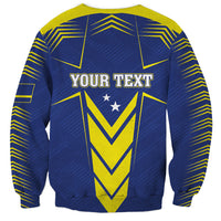 Personalized Curacao Flag Day Sweatshirt Pais Korsou