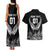 Custom New Zealand Rugby Couples Matching Tank Maxi Dress and Hawaiian Shirt NZ Opango Forever Silver Fern Heart - Wonder Print Shop