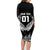 Custom New Zealand Rugby Family Matching Long Sleeve Bodycon Dress and Hawaiian Shirt NZ Opango Forever Silver Fern Heart - Wonder Print Shop