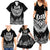 Custom New Zealand Rugby Family Matching Summer Maxi Dress and Hawaiian Shirt NZ Opango Forever Silver Fern Heart - Wonder Print Shop