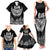 Custom New Zealand Rugby Family Matching Tank Maxi Dress and Hawaiian Shirt NZ Opango Forever Silver Fern Heart - Wonder Print Shop