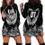 Custom New Zealand Rugby Hoodie Dress NZ Opango Forever Silver Fern Heart - Wonder Print Shop