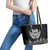 Custom New Zealand Rugby Leather Tote Bag NZ Opango Forever Silver Fern Heart - Wonder Print Shop