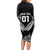 Custom New Zealand Rugby Long Sleeve Bodycon Dress NZ Opango Forever Silver Fern Heart - Wonder Print Shop