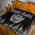 Custom New Zealand Rugby Quilt Bed Set NZ Opango Forever Silver Fern Heart - Wonder Print Shop