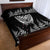 Custom New Zealand Rugby Quilt Bed Set NZ Opango Forever Silver Fern Heart - Wonder Print Shop