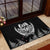 Custom New Zealand Rugby Rubber Doormat NZ Opango Forever Silver Fern Heart - Wonder Print Shop