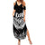 Custom New Zealand Rugby Summer Maxi Dress NZ Opango Forever Silver Fern Heart - Wonder Print Shop