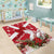 Denmark Christmas Area Rug Coquette Bow With Swan - Wonder Print Shop