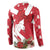 Denmark Christmas Button Sweatshirt Coquette Bow With Swan - Wonder Print Shop