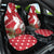 Denmark Christmas Car Seat Cover Coquette Bow With Swan - Wonder Print Shop