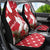 Denmark Christmas Car Seat Cover Coquette Bow With Swan - Wonder Print Shop