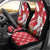 Denmark Christmas Car Seat Cover Coquette Bow With Swan - Wonder Print Shop