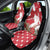 Denmark Christmas Car Seat Cover Coquette Bow With Swan - Wonder Print Shop