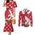 Denmark Christmas Couples Matching Mermaid Dress and Long Sleeve Button Shirt Coquette Bow With Swan