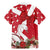 Denmark Christmas Family Matching Mermaid Dress and Hawaiian Shirt Coquette Bow With Swan - Wonder Print Shop