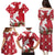 Denmark Christmas Family Matching Puletasi and Hawaiian Shirt Coquette Bow With Swan - Wonder Print Shop