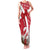 Denmark Christmas Family Matching Tank Maxi Dress and Hawaiian Shirt Coquette Bow With Swan - Wonder Print Shop