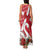 Denmark Christmas Family Matching Tank Maxi Dress and Hawaiian Shirt Coquette Bow With Swan - Wonder Print Shop