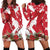 Denmark Christmas Hoodie Dress Coquette Bow With Swan - Wonder Print Shop