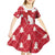 Denmark Christmas Kid Short Sleeve Dress Coquette Bow With Swan - Wonder Print Shop