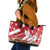 Denmark Christmas Leather Tote Bag Coquette Bow With Swan - Wonder Print Shop