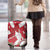 Denmark Christmas Luggage Cover Coquette Bow With Swan - Wonder Print Shop