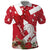 Denmark Christmas Polo Shirt Coquette Bow With Swan - Wonder Print Shop