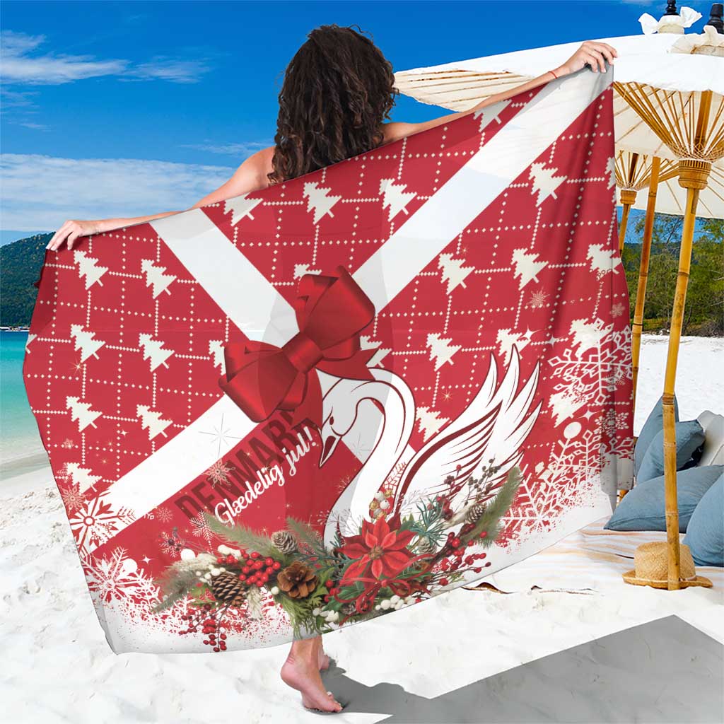 Denmark Christmas Sarong Coquette Bow With Swan