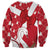 Denmark Christmas Sweatshirt Coquette Bow With Swan