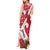 Denmark Christmas Tank Maxi Dress Coquette Bow With Swan