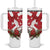 Denmark Christmas Tumbler With Handle Coquette Bow With Swan - Wonder Print Shop