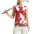 Denmark Christmas Women Sleeveless Polo Shirt Coquette Bow With Swan