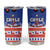 Feliz Navidad Chile Santa Claus Tumbler Cup Chilli Christmas - Wonder Print Shop