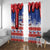 Feliz Navidad Chile Santa Claus Window Curtain Chilli Christmas - Wonder Print Shop