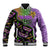 Mardi Gras Baseball Jacket Colorful Style - Wonder Print Shop