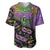 Mardi Gras Baseball Jersey Colorful Style - Wonder Print Shop