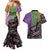 Mardi Gras Couples Matching Mermaid Dress and Hawaiian Shirt Colorful Style - Wonder Print Shop