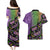 Mardi Gras Couples Matching Puletasi Dress and Hawaiian Shirt Colorful Style - Wonder Print Shop