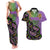 Mardi Gras Couples Matching Tank Maxi Dress and Hawaiian Shirt Colorful Style - Wonder Print Shop