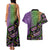 Mardi Gras Couples Matching Tank Maxi Dress and Hawaiian Shirt Colorful Style - Wonder Print Shop