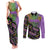 Mardi Gras Couples Matching Tank Maxi Dress and Long Sleeve Button Shirt Colorful Style - Wonder Print Shop