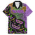 Mardi Gras Family Matching Long Sleeve Bodycon Dress and Hawaiian Shirt Colorful Style - Wonder Print Shop