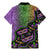 Mardi Gras Family Matching Mermaid Dress and Hawaiian Shirt Colorful Style - Wonder Print Shop